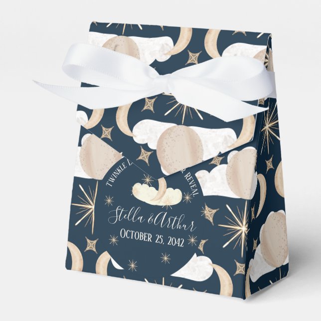 Twinkle Little Star Gender Reveal - Celestial Part Geschenkschachtel (Vorderseite)