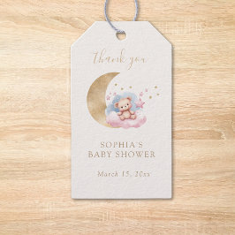 Twinkle Little Star Gold Moon Vielen Dank Geschenkanhänger