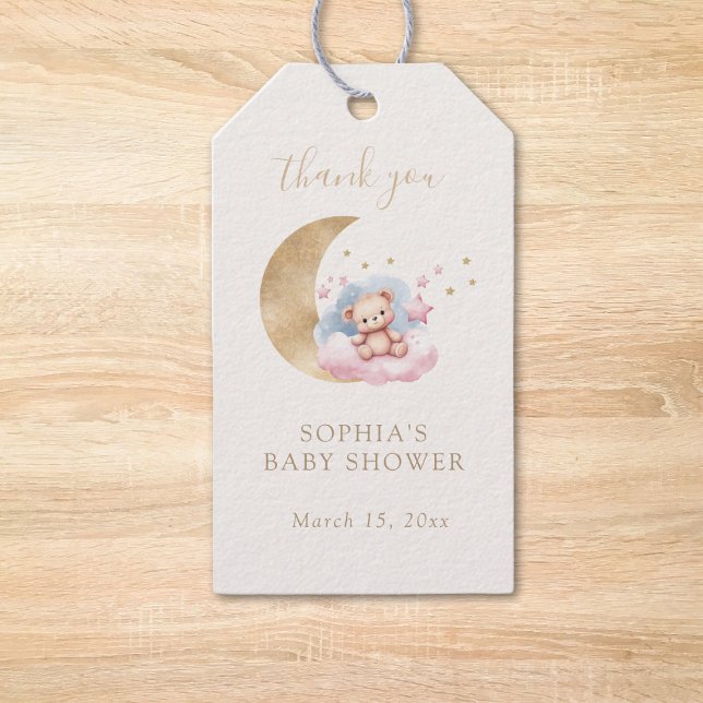 Twinkle Little Star Gold Moon Vielen Dank Geschenkanhänger (Von Creator hochgeladen)