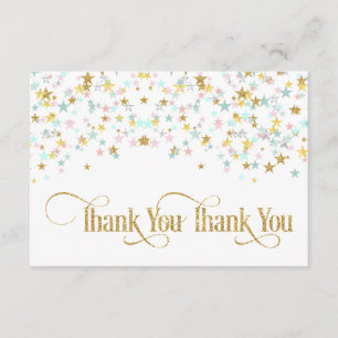 Twinkle Little Star Merci blanc ou n'importe quell