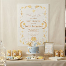 Twinkle Little Star Mond & Sterne Babyparty