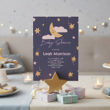 Twinkle Little Star Mond & Sterne Babyparty