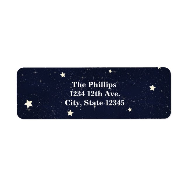 Twinkle Little Star Starry Sky Baby Dusche (Vorne)