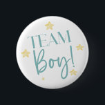 Twinkle Little Star Team Boy Blue Gender Reveal Button<br><div class="desc">Dies ist ein Twinkle Little Star,  wie wir uns fragen,  was Sie sind Team Boy Gender Reveal Button!</div>