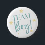 Twinkle Little Star Team Boy Blue Gender Reveal Button<br><div class="desc">Dies ist ein Twinkle Little Star,  wie wir uns fragen,  was Sie sind Team Boy Gender Reveal Button!</div>