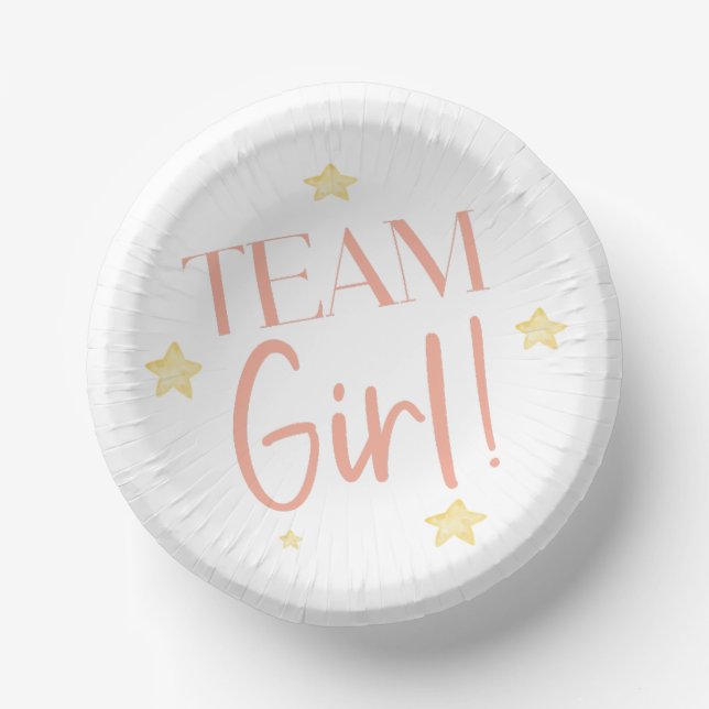 Twinkle Little Star Team Boy Blue Gender Reveal Pappteller (Vorderseite)