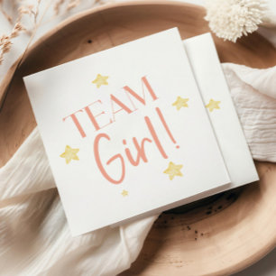 Twinkle Little Star Team Boy Blue Gender Reveal Serviette