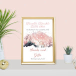 Twinkle Little Star Unicorn Shower Books and Gifts Poster<br><div class="desc">"Twinkle twinkle little star, do you know how loved you are!" Join in a celebration as the mom-to-be welcomes her little shining star to the world. You are cordially invited to a Twinkle Twinkle Little Star themed baby shower in honor of the mother-to-be and her bundle of joy. Gather under...</div>