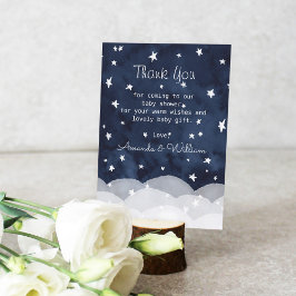Twinkle Little Star Whimsical Baby Show Vielen Dan Dankeskarte