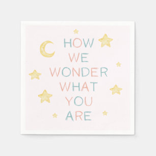 Twinkle Little Star, wie wir uns über die Geschlec Serviette