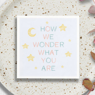Twinkle Little Star, wie wir uns über die Geschlec Serviette