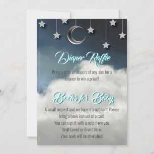 Twinkle Little Star Windeln & Bücher für Baby Ankündigung