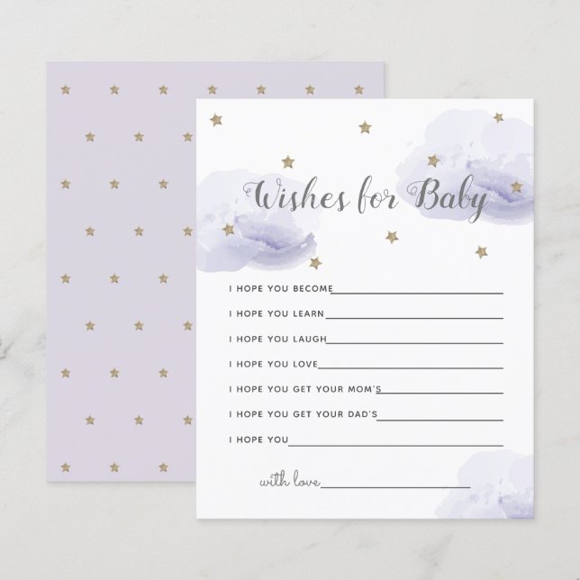 Twinkle Little Star wünscht Lila Beratung für Kind (Vorne/Hinten)