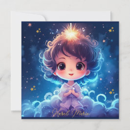 Twinkle Little Starry Princess Girl Birthday Dankeskarte