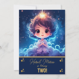 Twinkle Little Starry Princess Girl Birthday Einladung