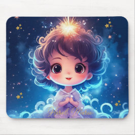 Twinkle Little Starry Princess Girl Birthday Mousepad