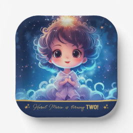 Twinkle Little Starry Princess Girl Birthday Pappteller