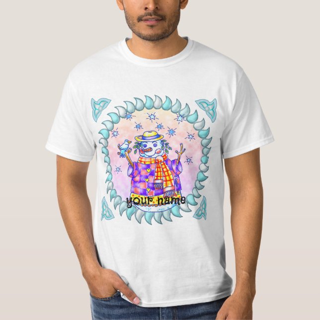 Twinkle Snowman T - Shirt (Vorderseite)