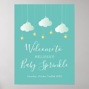 Twinkle Sprinkle Baby Shower / Sprinkle Willkommen Poster