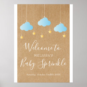 Twinkle Sprinkle Baby Sprinkle / Dusche Willkommen Poster
