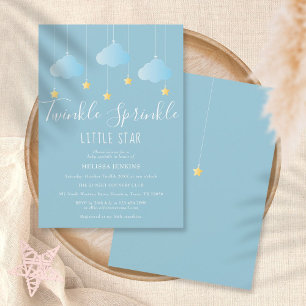 Twinkle Sprinkle Kleiner Stern Baby Sprinkle/Showe Einladung