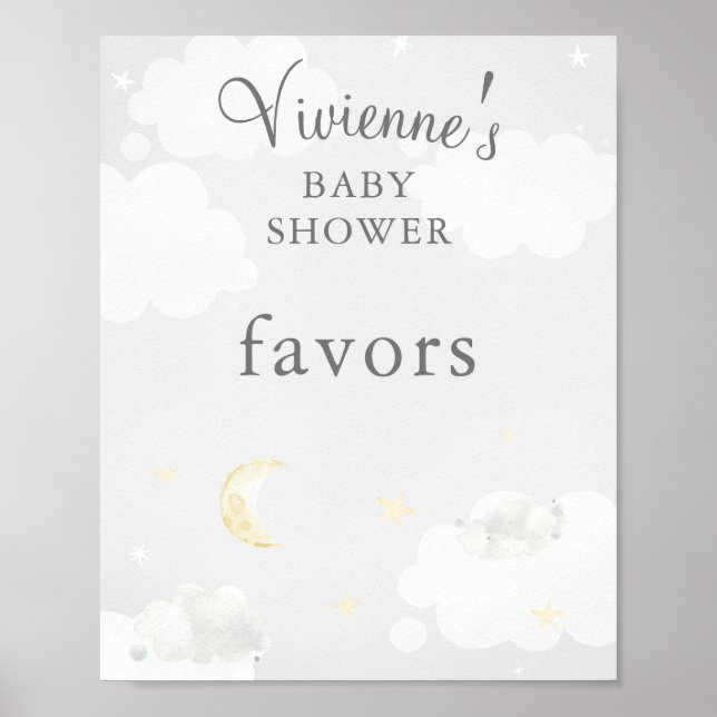 Twinkle Star Gray Baby Duwer Favoriten Poster (Vorne)