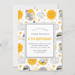 Twinkle Star | Invitation d'anniversaire