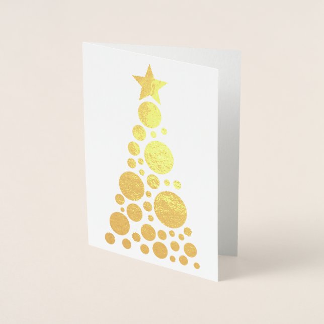 Twinkle Tree - Carte de voeux Foil (Devant)