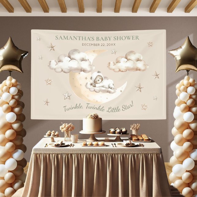 Twinkle Twinkle Baby Dusche Banner (Von Creator hochgeladen)