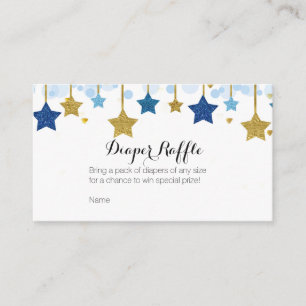 Twinkle Twinkle Babydusche - Windelwindelkarte Begleitkarte