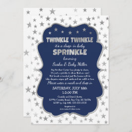 Twinkle Twinkle Drop-in Baby Sprinkle Einladung