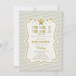 Twinkle Twinkle Kinderdusche Einladung