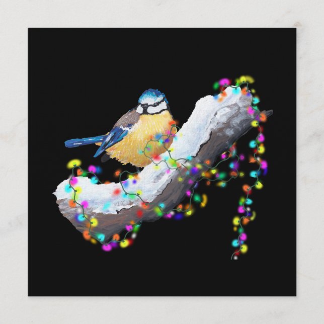 Twinkle Twinkle Kleiner Vogel Einladung (Vorderseite)