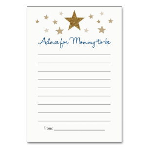 Twinkle Twinkle Little Star Advice Cards Tischnummer