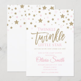 Twinkle Twinkle Little Star Baby Dusche einladen Einladung