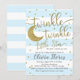 Twinkle Twinkle Little Star Baby Dusche Einladung