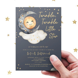 Twinkle Twinkle Little Star Baby Dusche Einladung
