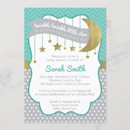 Twinkle Twinkle Little Star Baby Dusche Einladung