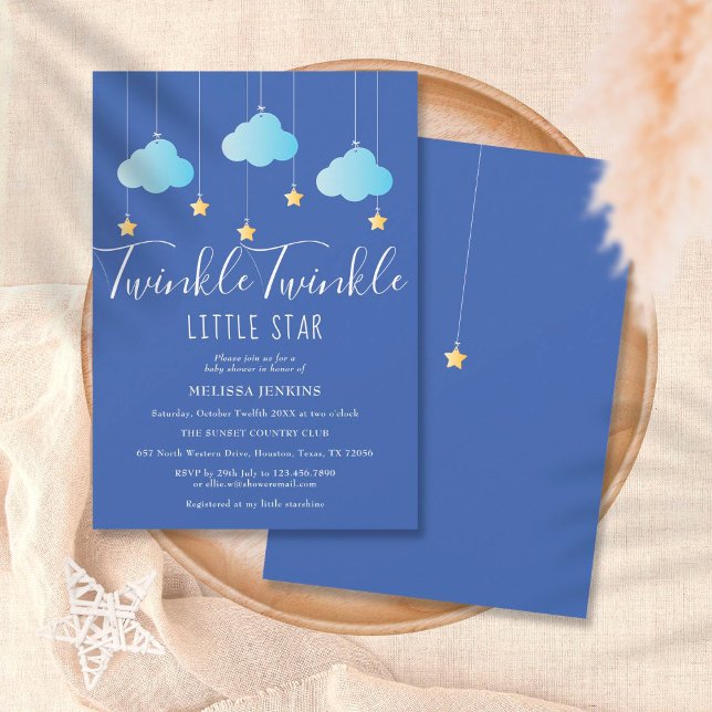 Twinkle Twinkle Little Star Baby Dusche / Sprinkle Einladung (Von Creator hochgeladen)