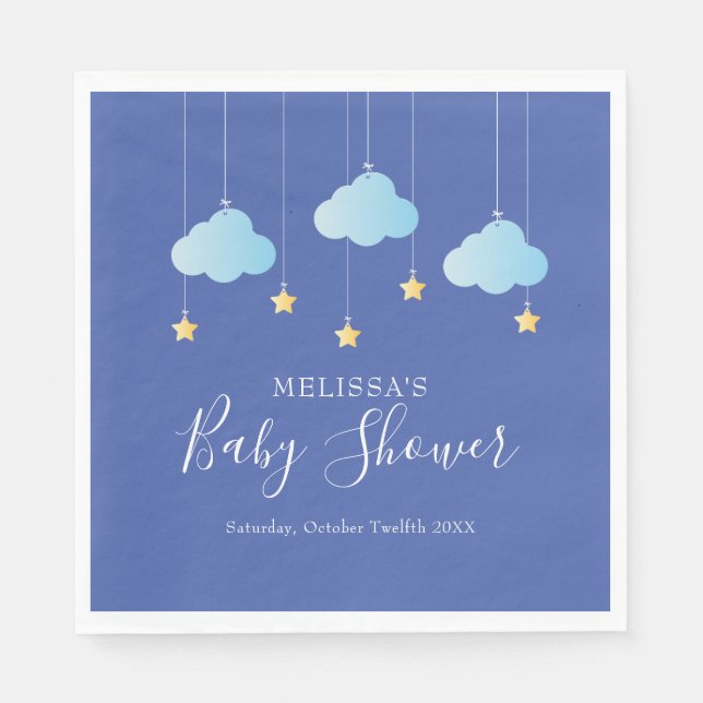 Twinkle Twinkle Little Star Baby Dusche / Sprinkle Serviette (Vorderseite)