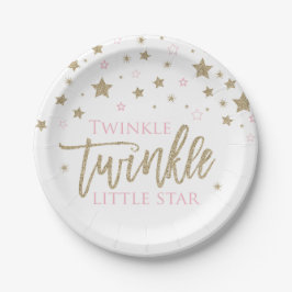 Twinkle Twinkle Little Star Baby Dusche Teller