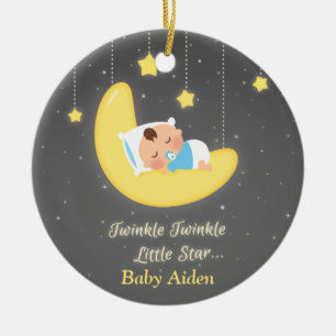 Twinkle Twinkle Little Star Baby-Nurendekoration Keramik Ornament
