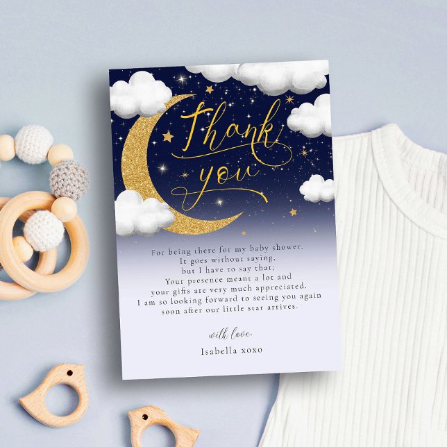 Twinkle Twinkle Little Star Baby shower Merci (Créateur téléchargé)