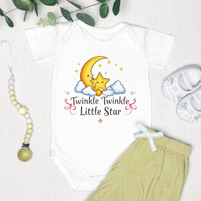 "Twinkle Twinkle Little Star" Baby Strampler (Von Creator hochgeladen)