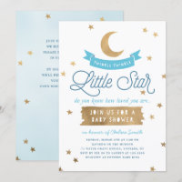 Twinkle Twinkle Little Star | Babyparty | Blau