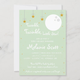 Twinkle, Twinkle, Little Star! Babyparty Einladung
