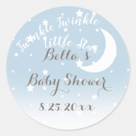 Twinkle Twinkle Little Star Blue Stickers