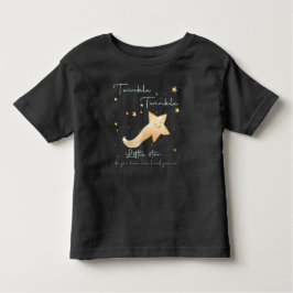 Twinkle Twinkle Little Star Boho Herbstpersonaliz Kleinkind T-shirt