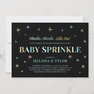 Twinkle Twinkle Little Star Boy Baby Sprinkle Einladung