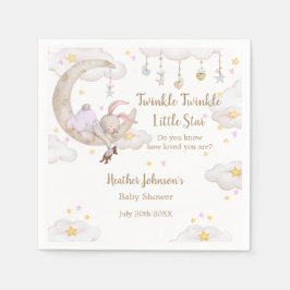 Twinkle Twinkle Little Star Bunny Baby Dusche Serviette